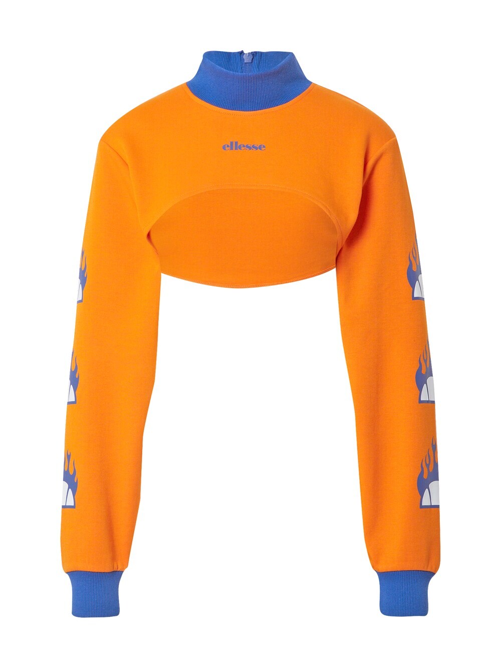 

Рубашка About You Pieta Long Sleeve Funnel Neck Top, апельсин