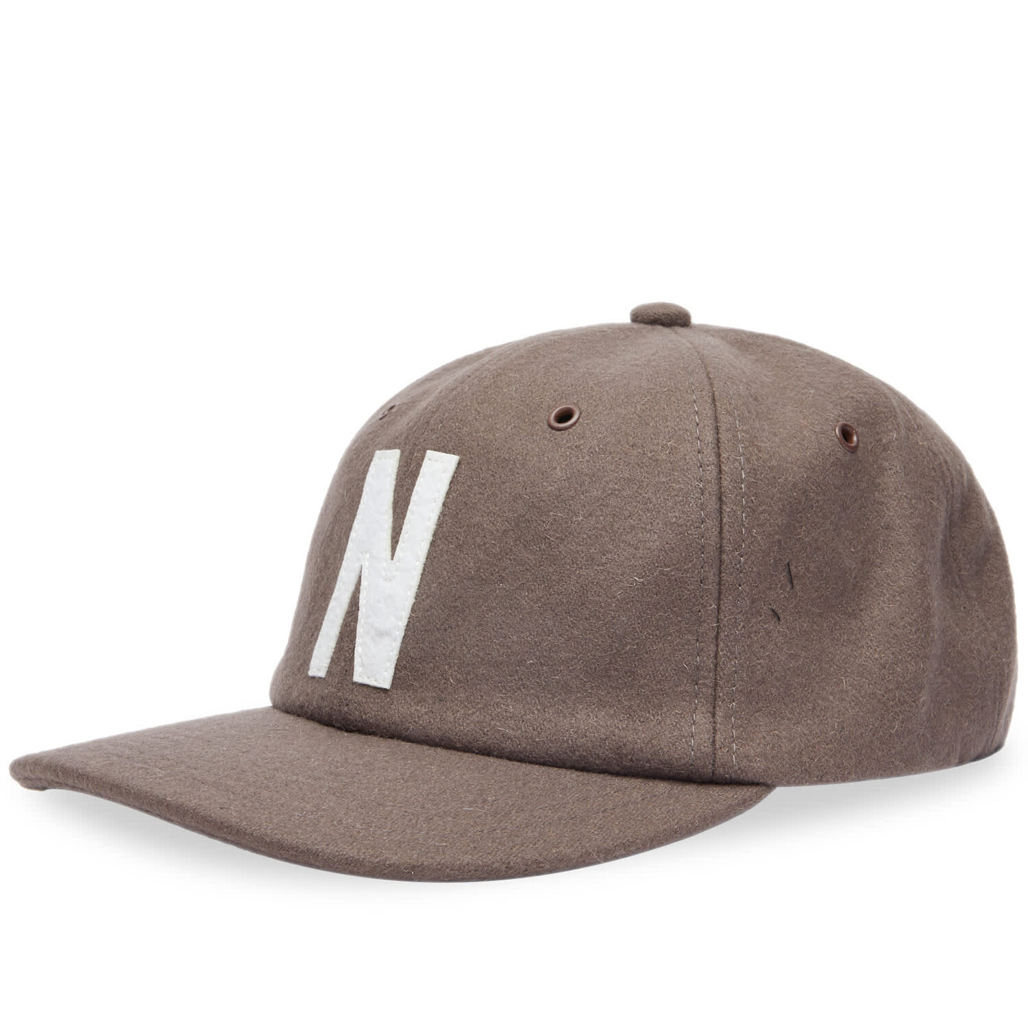 

Бейсболка Norse Projects Wool Sports, серо-коричневый