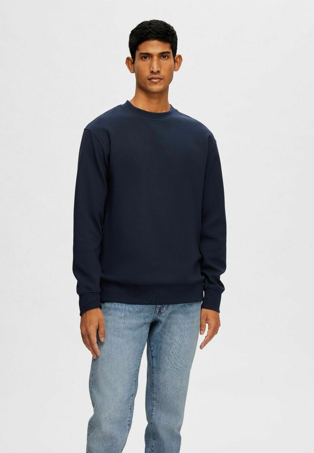 

Толстовка Crew Neck Selected, цвет sky captain