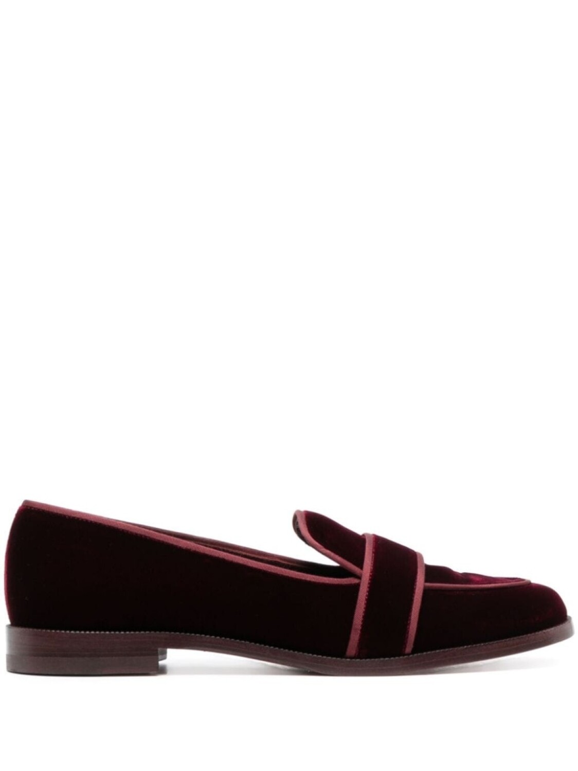 

Aquazzura бархатные лоферы Martin, красный
