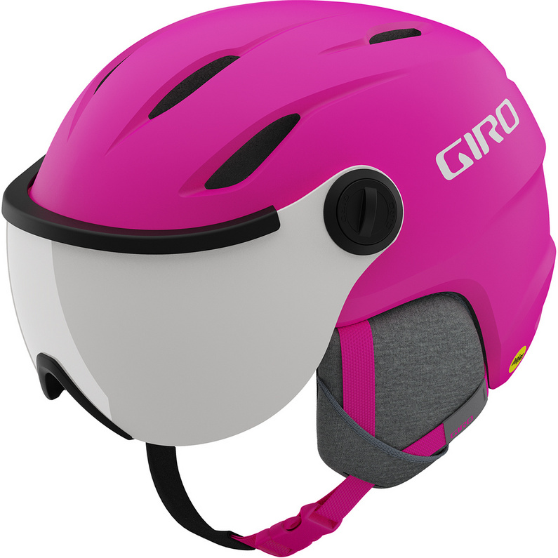 Детский шлем с козырьком Buzz Mips Giro, розовый шлем открытый helmet с визором для велосипеда и самоката