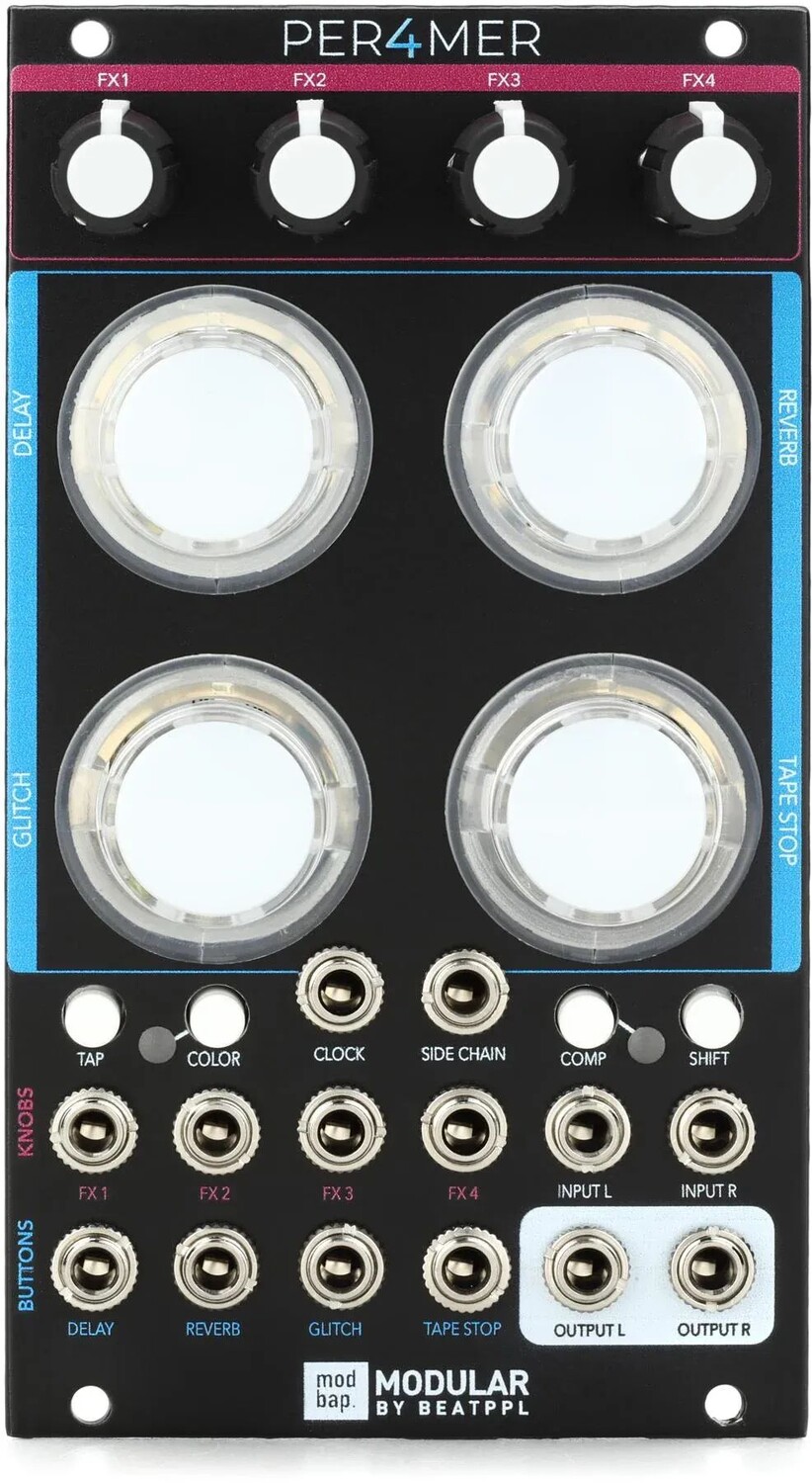 

Модульный модуль эффектов Modbap Per4mer Eurorack
