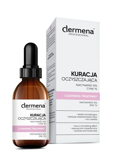 

Очищающая процедура Ниацинамид 10% | Цинк 1% (20 мл) Dermena PROFESSIONAL