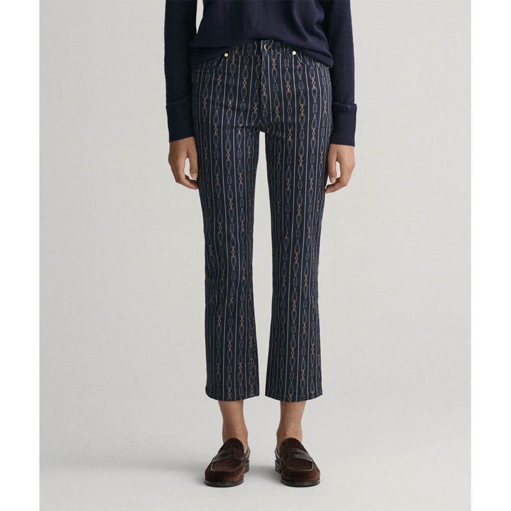 

Джинсы Gant Rope Cropped Flare, синий