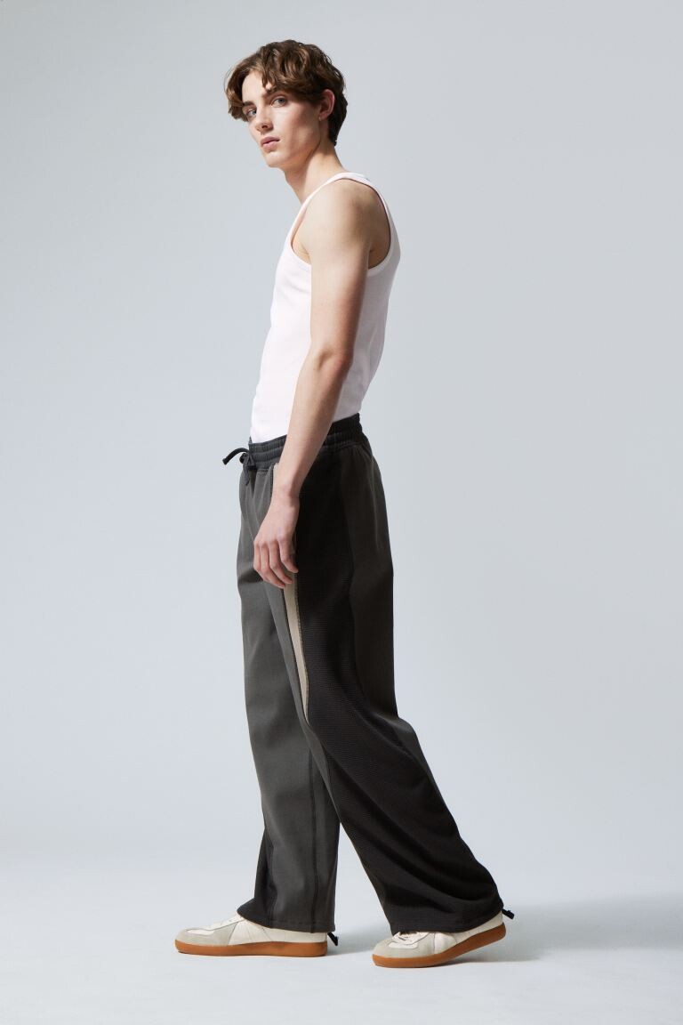 

Спортивные брюки scott в стиле колор-блок H&M, серый