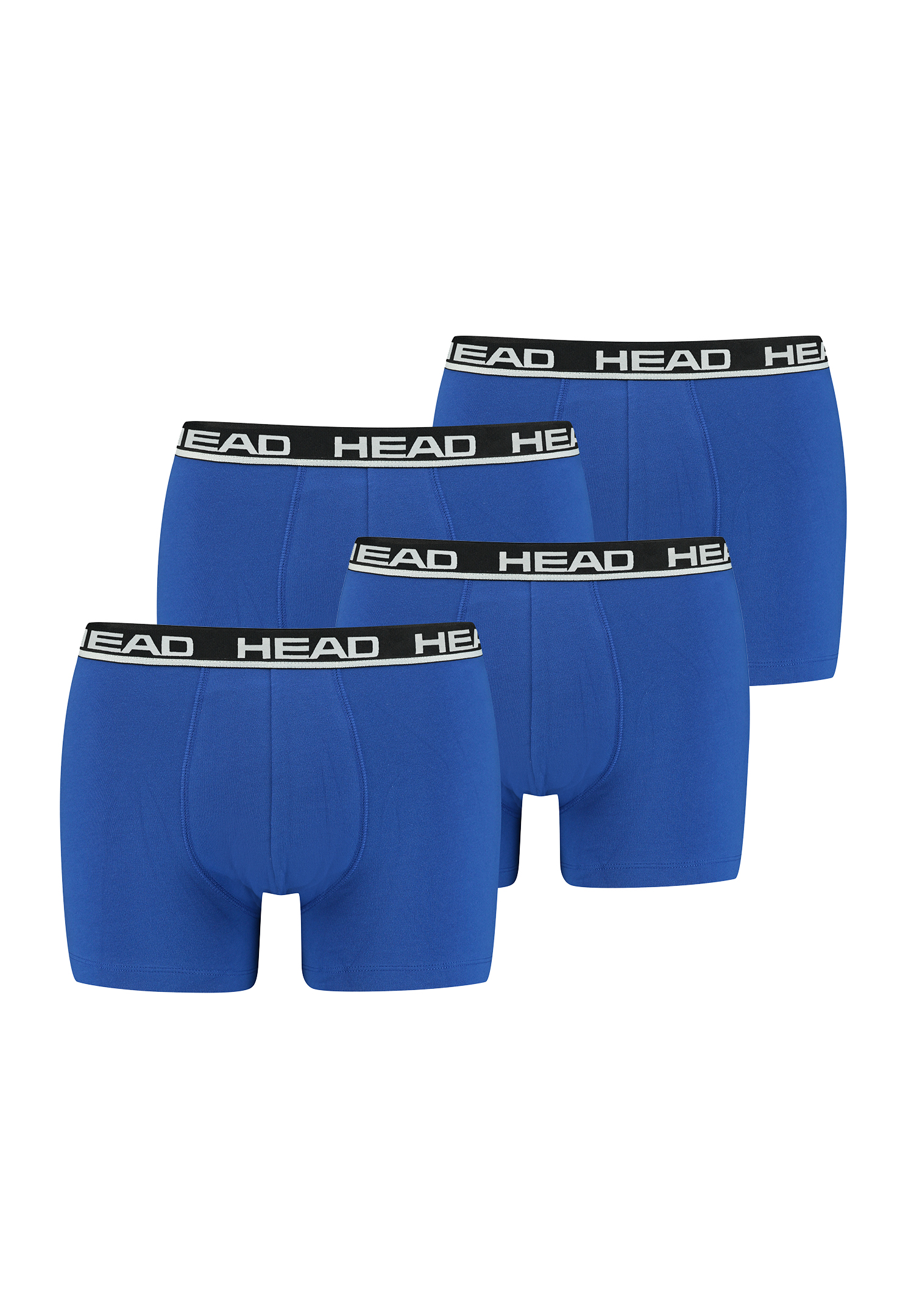 Боксеры HEAD Boxershorts Head Basic Boxer 4P, цвет 006 - Blue / Black цена и фото