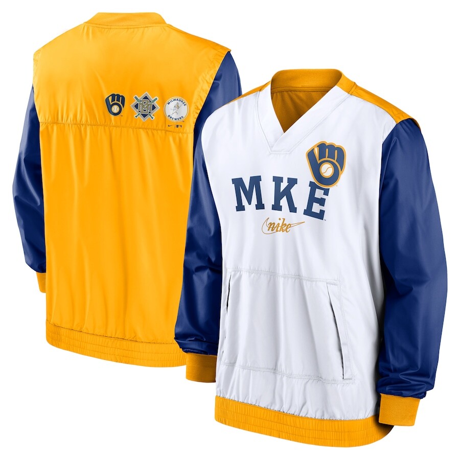 

Куртка Nike Milwaukee Brewers, белый