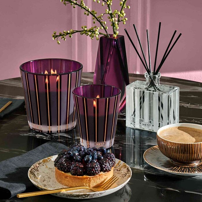 

Коллекция свечей NEST Fragrances Autumn Plum Candle NEST New York, фиолетовый