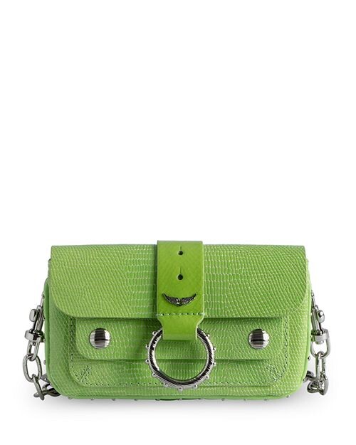 

Кожаный кошелек Kate с тиснением Zadig & Voltaire, цвет Green