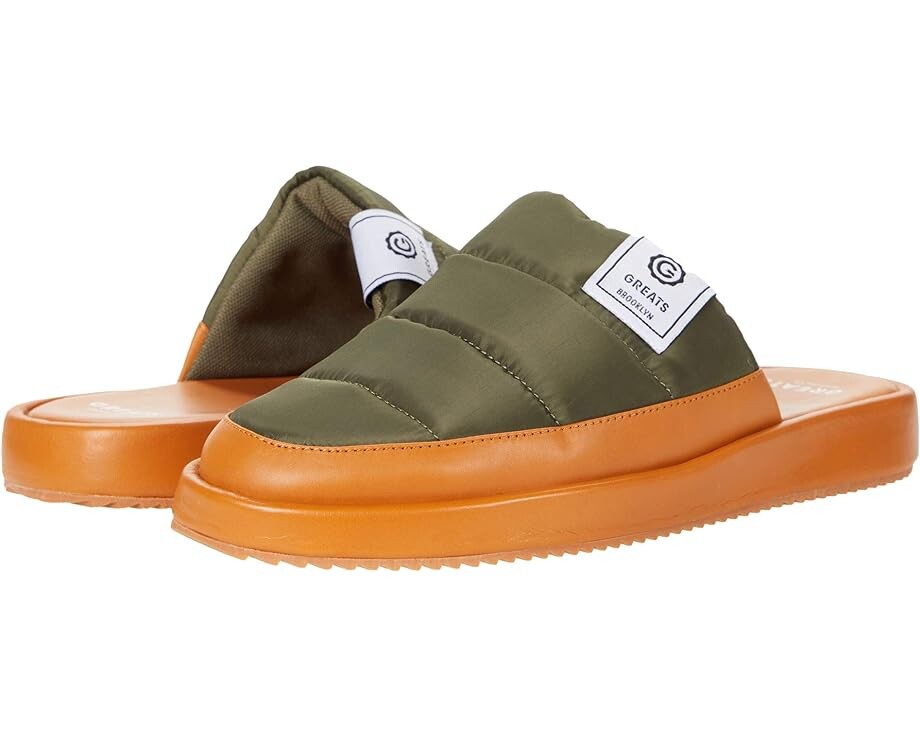 Домашняя обувь GREATS Men's Foster Slipper, цвет Cargo