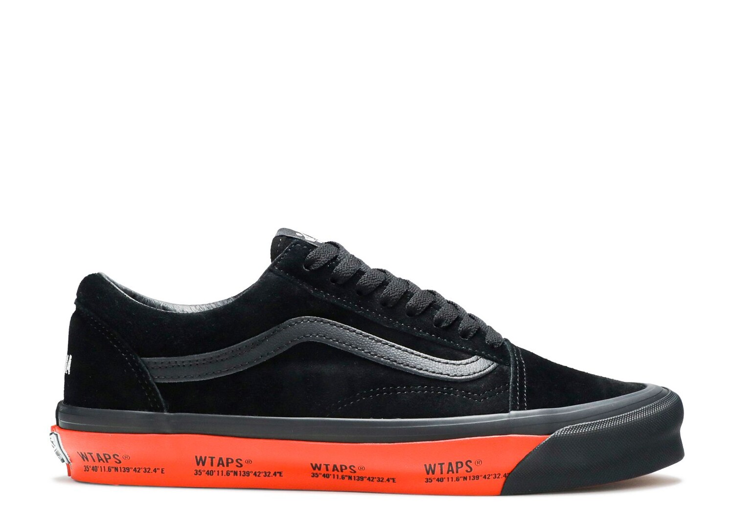 

Кроссовки Vans Wtaps X Old Skool Lx 'Black Orange', черный