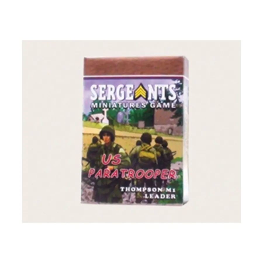 

Армейский десантник - лидер Томпсона М1, Sergeants Miniatures Game - Americans