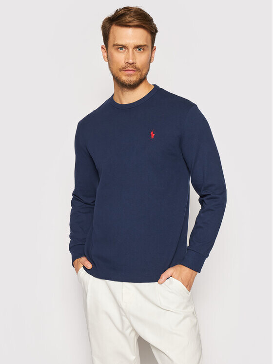 

Классический крой с длинными рукавами Polo Ralph Lauren, синий