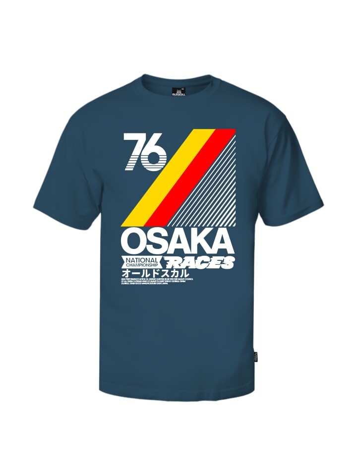 

Футболка OLDSKULL Retro Japan City Vintage Graphic, темно-зеленый