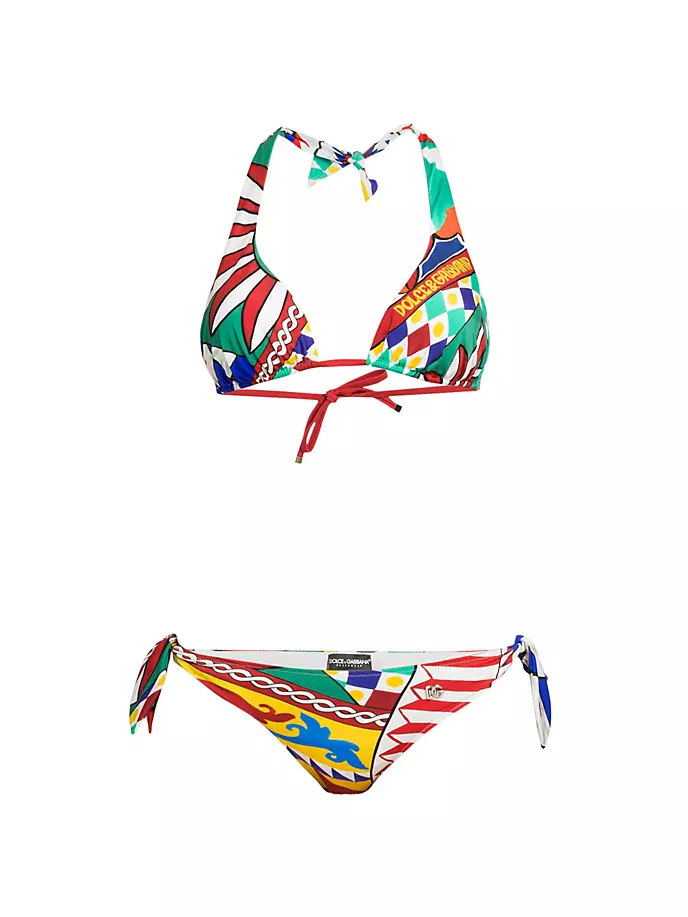 

Бикини Carretto с треугольными чашечками Dolce&Gabbana, цвет carretto