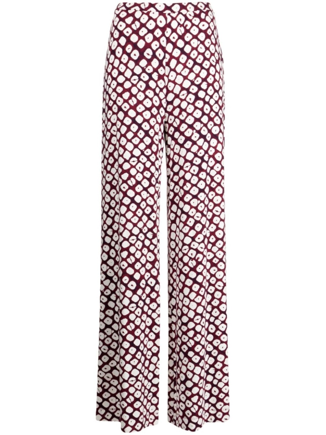 

Diane Von Furstenberg расклешенные брюки с графичным принтом, фиолетовый