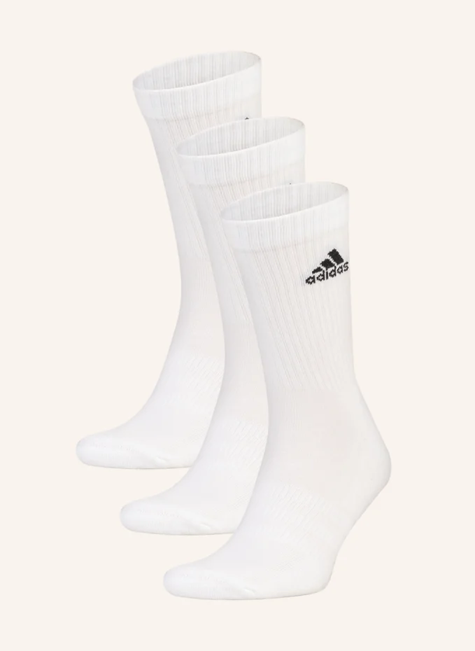 

Комплект из 3 носков cushioned crew Adidas, белый