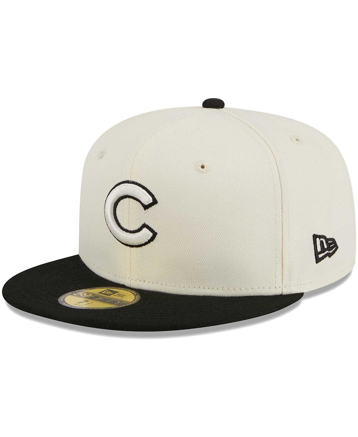 

Мужская облегающая шляпа Stone, черная Chicago Cubs Chrome 59FIFTY New Era