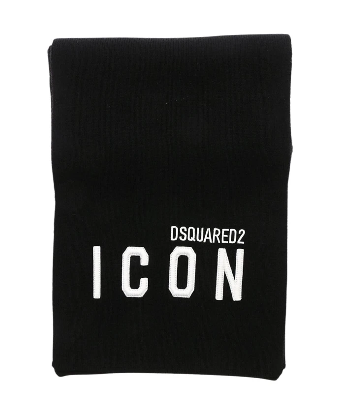 

Вязаный шарф стильно и тепло Dsquared2, мультиколор