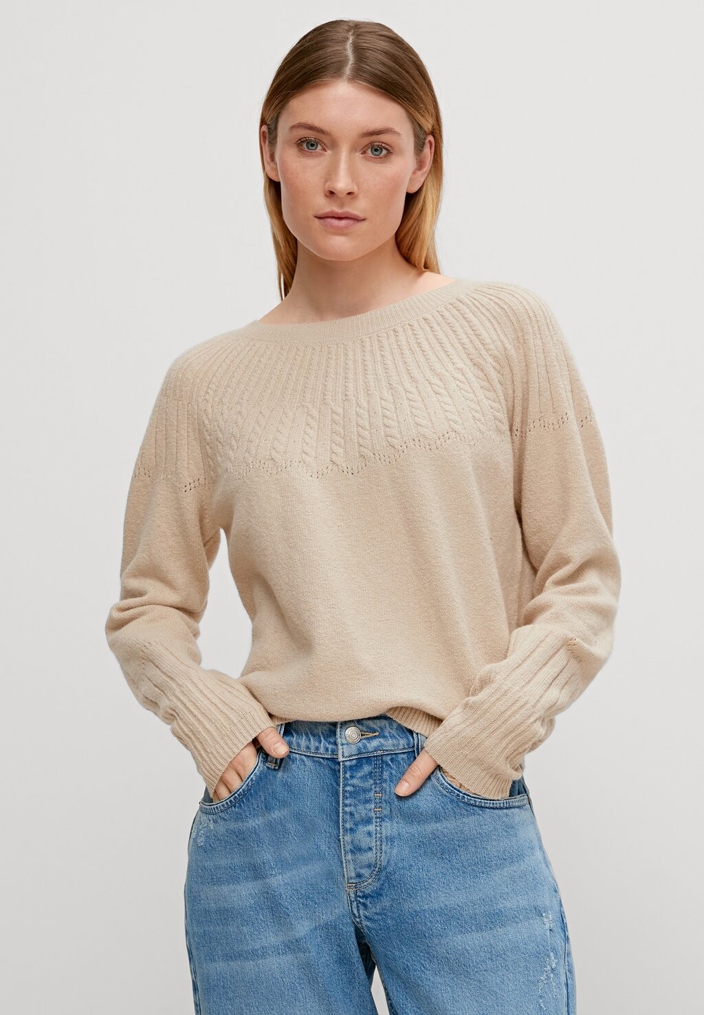 

Свитер comma casual identity, бежевый