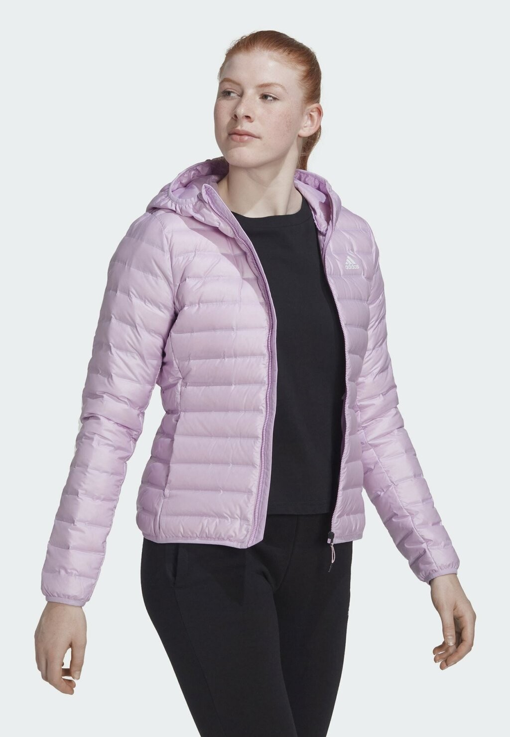 

Пуховик Adidas, фиолетовый