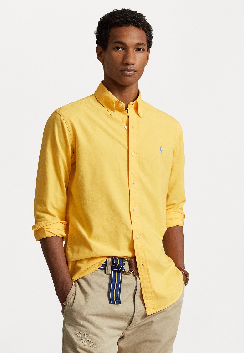 Рубашка LONG SLEEVE SPORT Polo Ralph Lauren, хром желтый