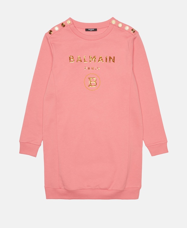 

Спортивное платье Balmain, фиолетовый