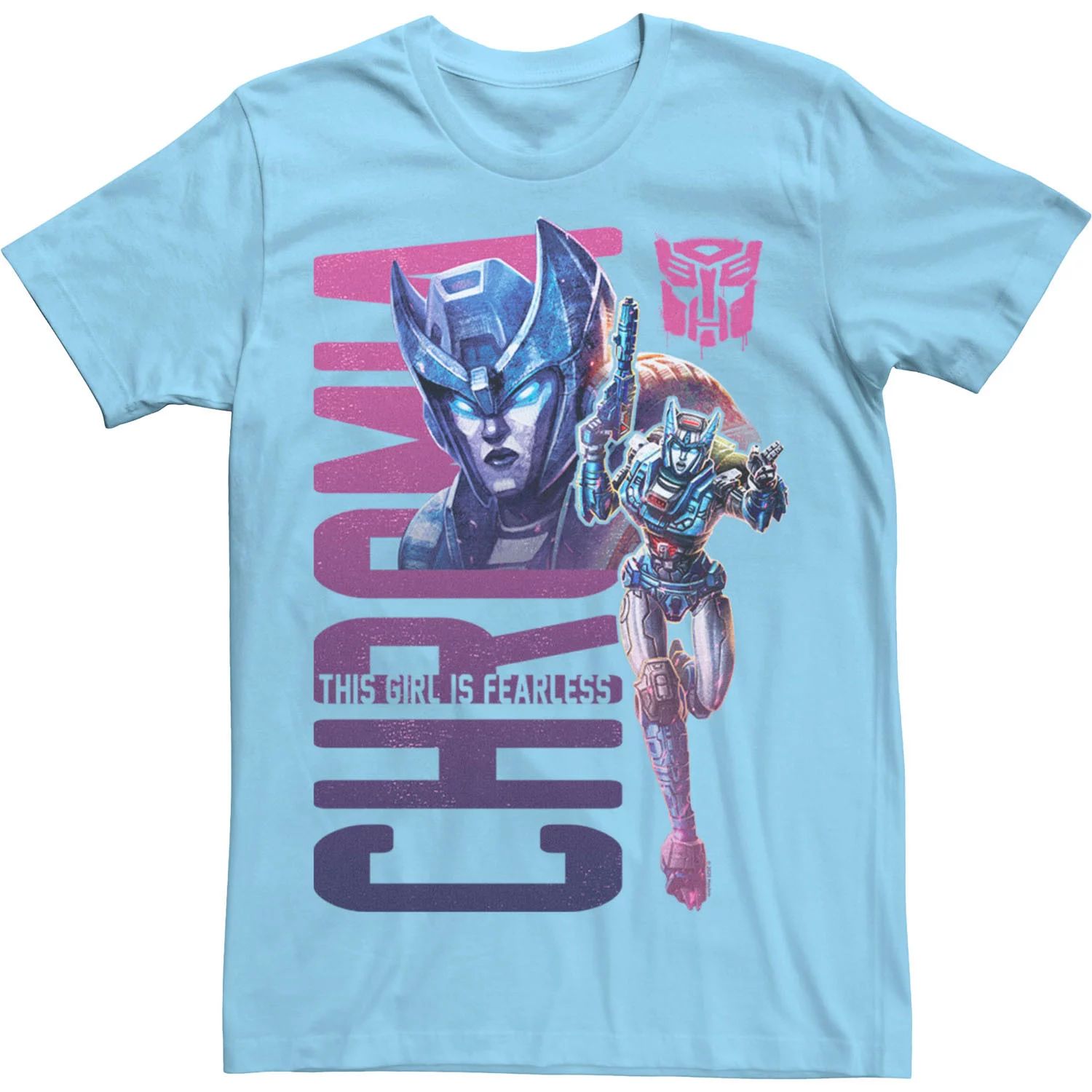 Мужская футболка Transformers: War For Cybertron Chromia Fearless Licensed Character