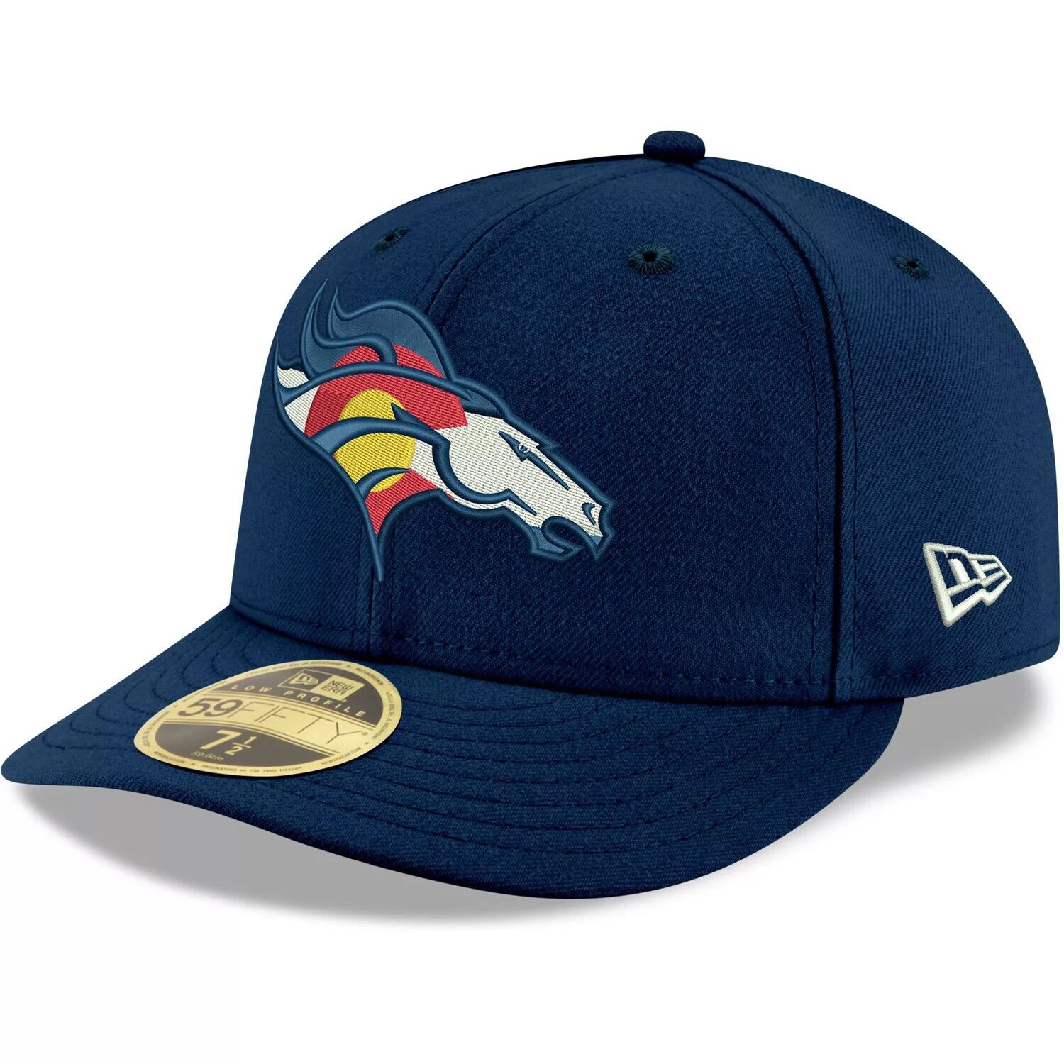 

Мужская шляпа New Era Navy Denver Broncos Omaha Low Profile 59FIFTY