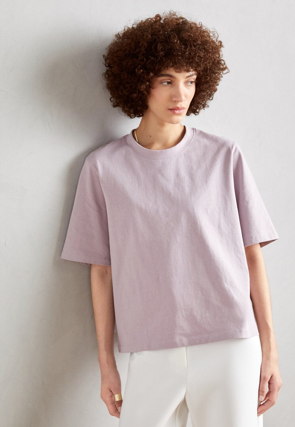 

Футболка базовая LOLA Lindex, цвет light dusty lilac