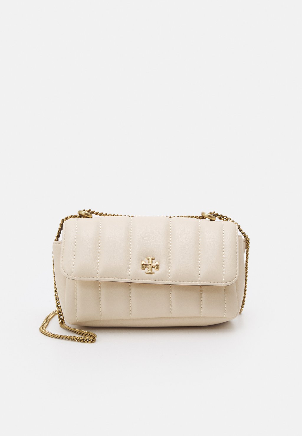 

Клатч Mini Kira Flap Bag Tory Burch, цвет brie