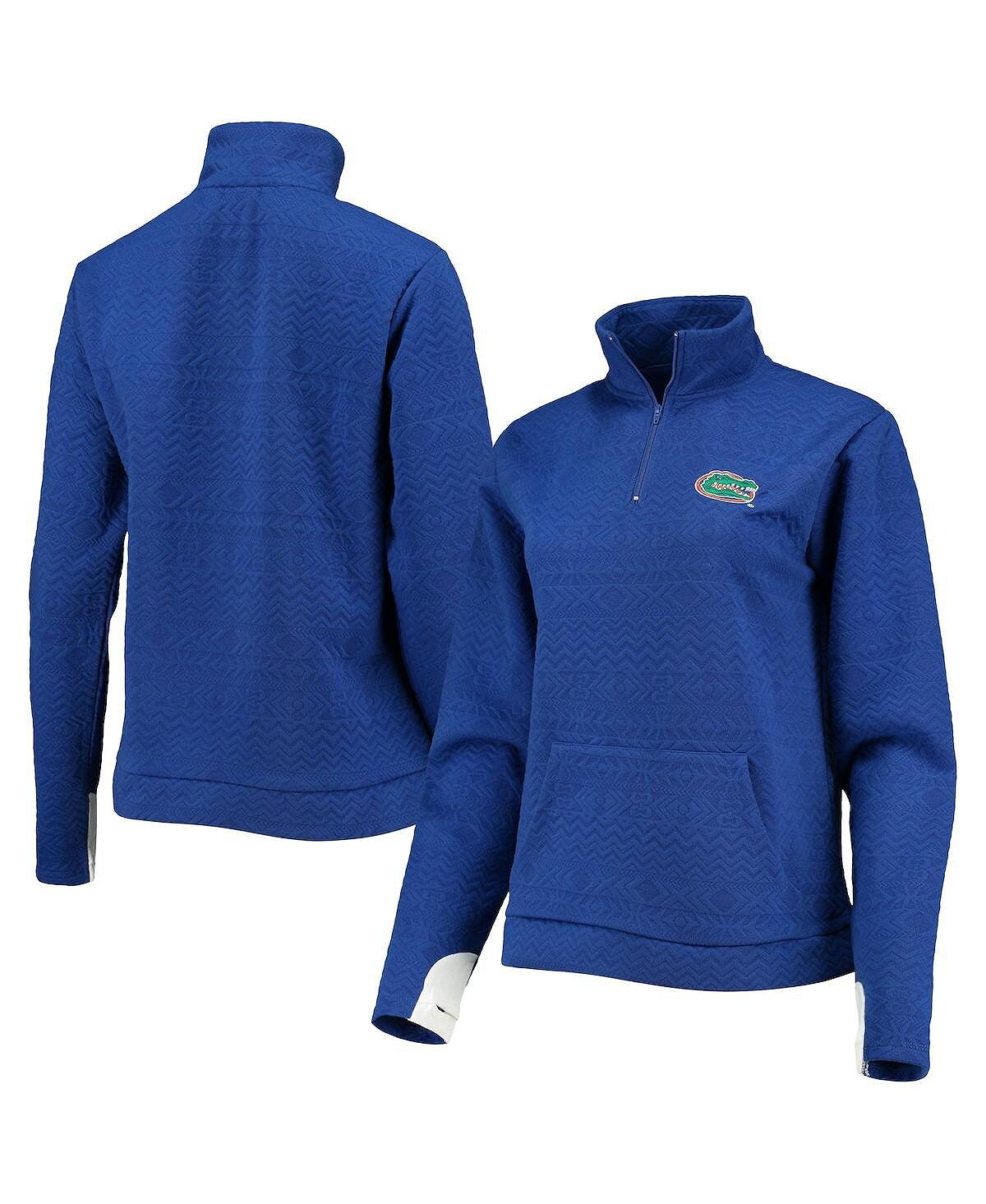 

Женская куртка с тиснением на молнии длиной до четверти Royal Florida Gators Gameday Couture