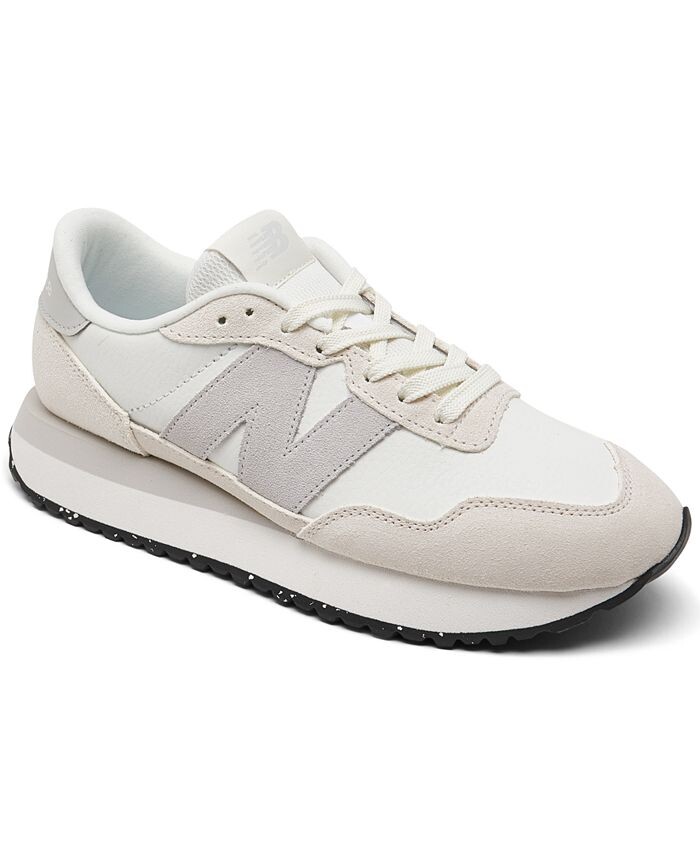 

Женские повседневные кроссовки 237 Finish Line New Balance, белый