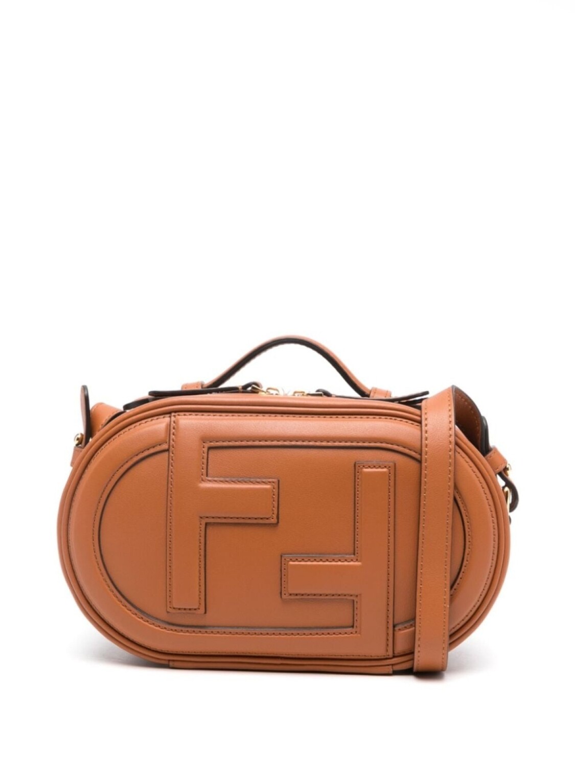

FENDI мини-сумка через плечо Camera, коричневый