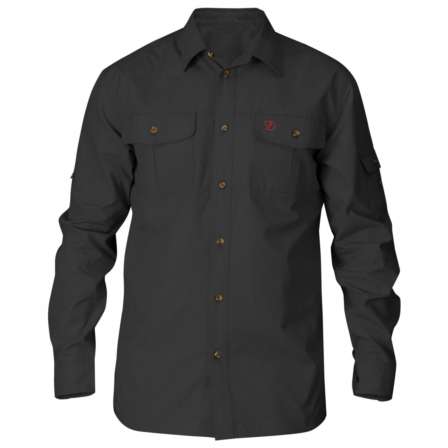 Рубашка Fjällräven Singi Trekking Shirt, темно серый цена и фото