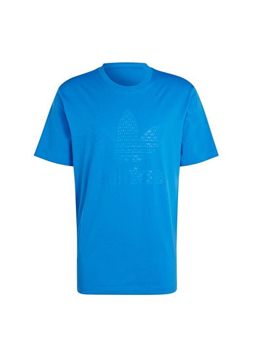 цена Синяя мужская футболка с круглым вырезом Adidas