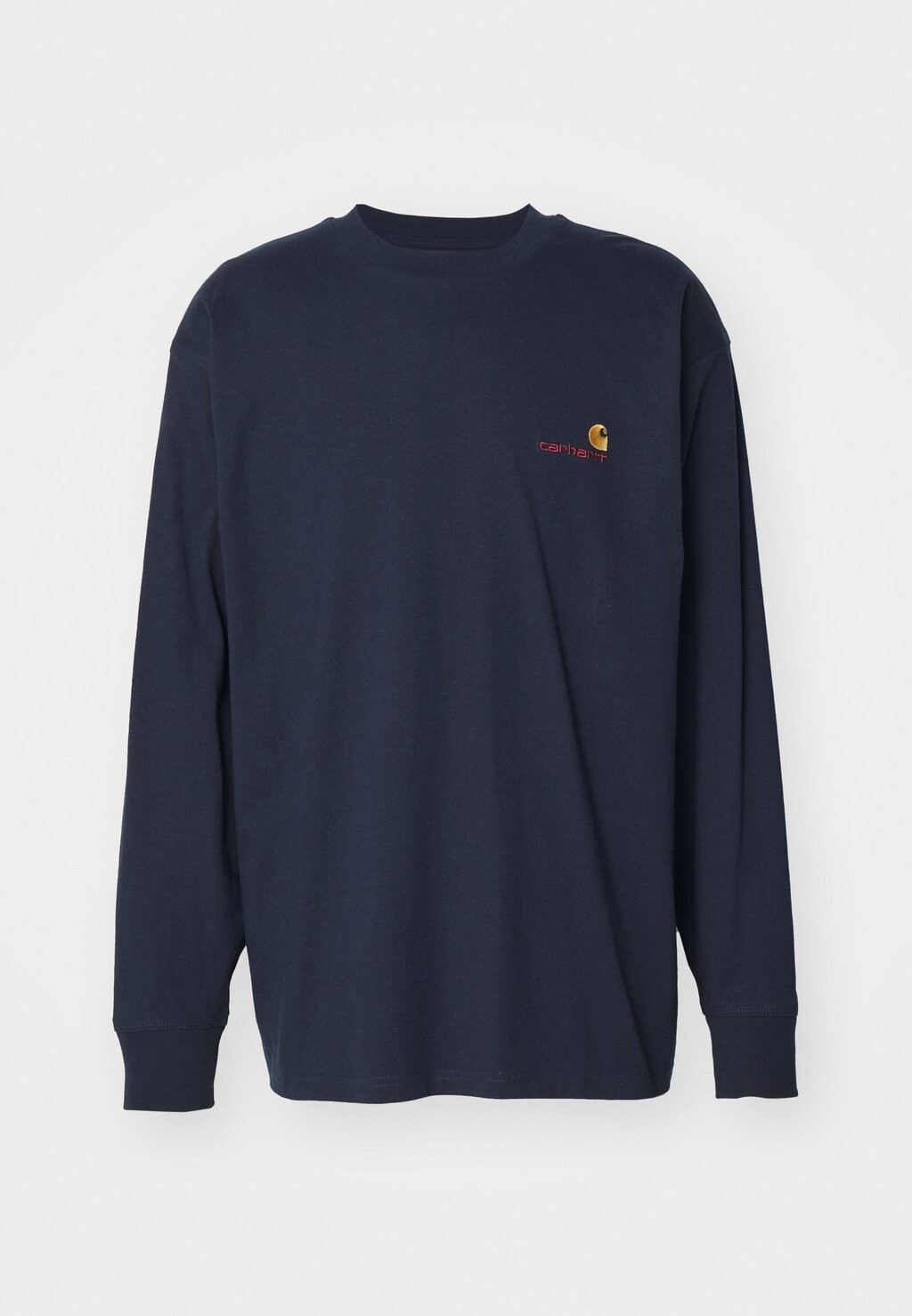 

Топ с длинными рукавами American Script Carhartt WIP, синий ВВС