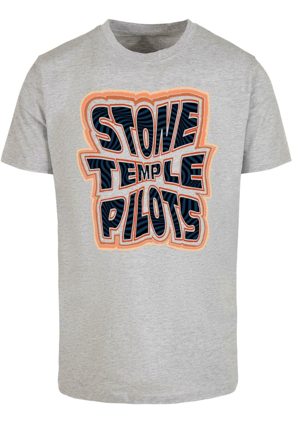 

Футболка с принтом STONE TEMPLE PILOTS VINTAGE WARP Merchcode, серый