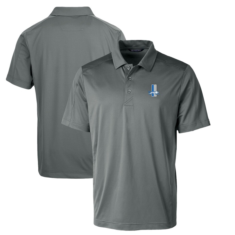 

Поло с коротким рукавом Cutter & Buck Detroit Lions, стальной