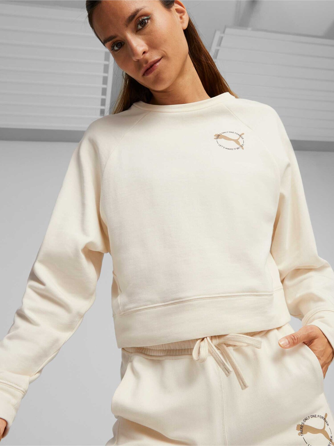 

Блуза Puma BETTER SPORTSWEAR Crew TR, разноцветный