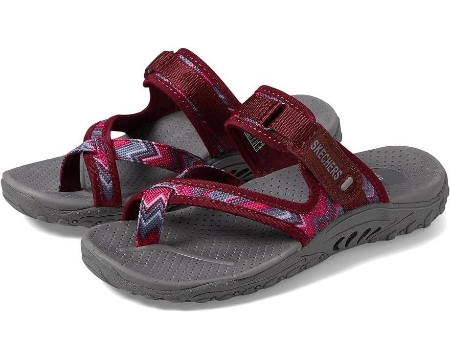 

Сандалии SKECHERS Reggae - Zig Swag, цвет Burgundy/Pink