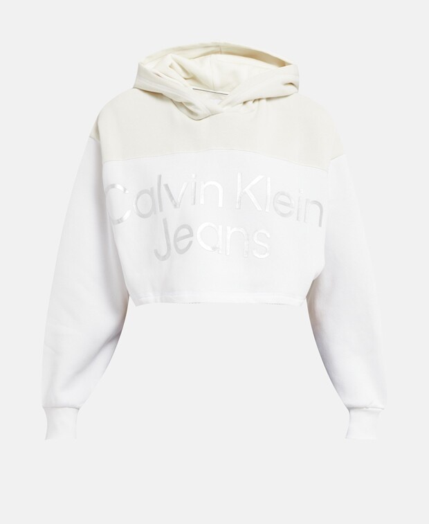 

Толстовка с капюшоном Calvin Klein, белый
