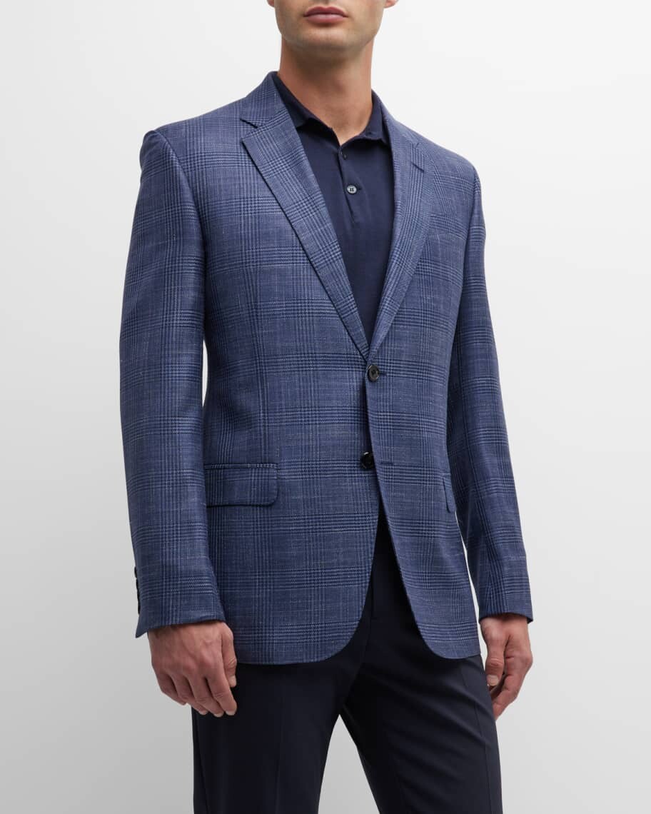 

Мужское спортивное пальто в клетку Glen Emporio Armani