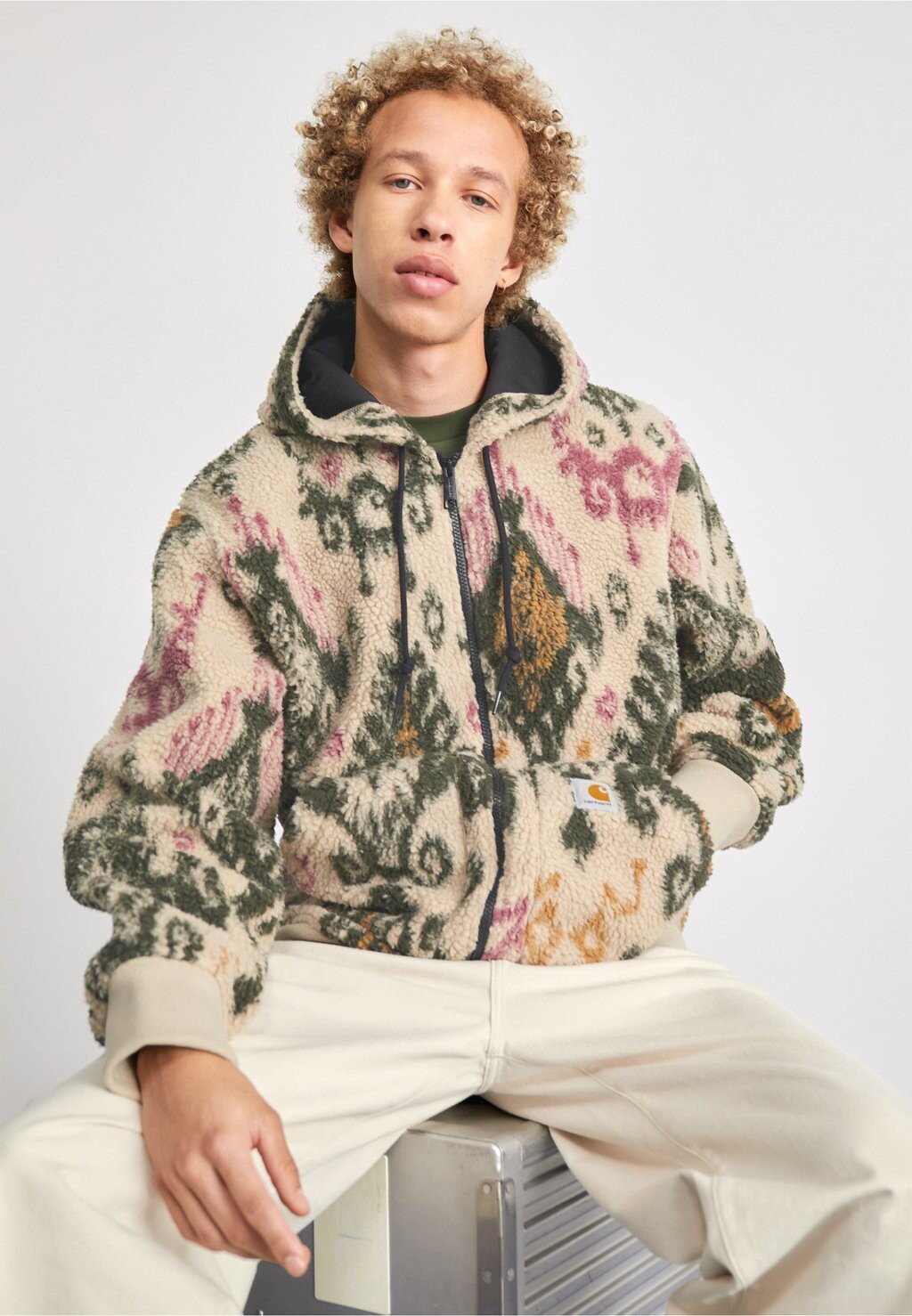 

Флисовая куртка Carhartt WIP ACTIVE LINER, разноцветный