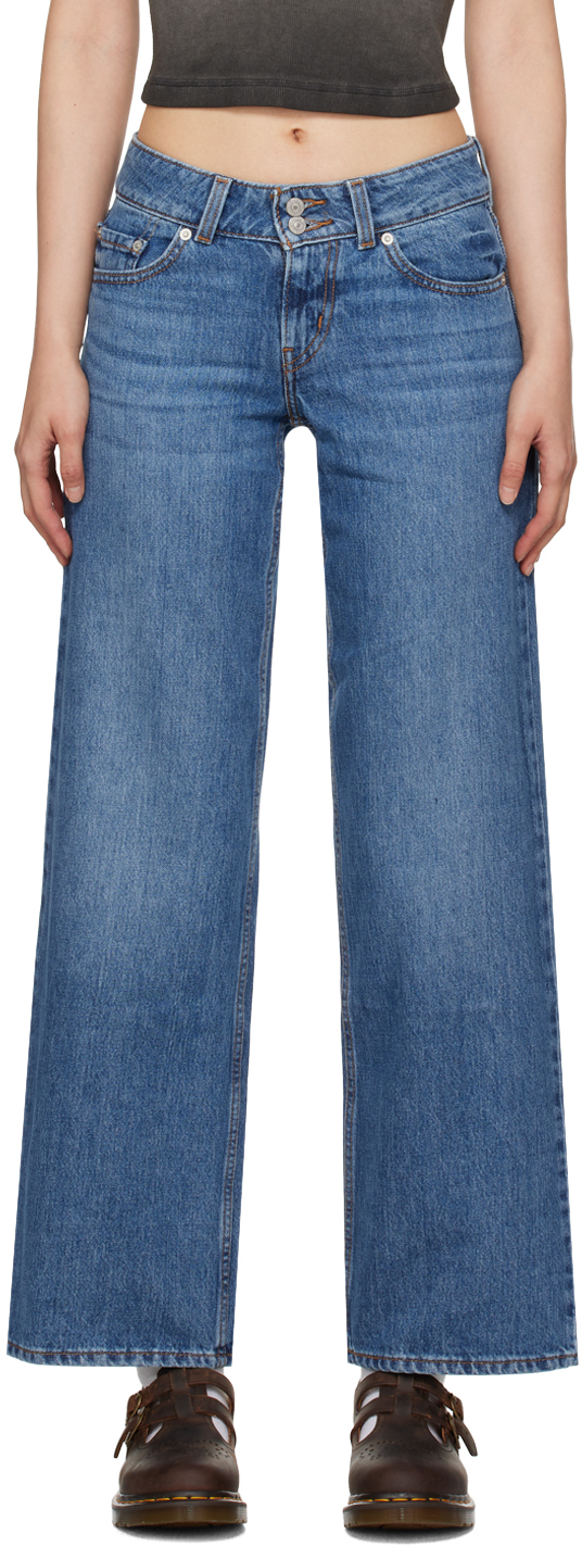 Синие джинсы Superlow Levi'S, цвет It's a vibe джинсы levi´s superlow boot коричневый