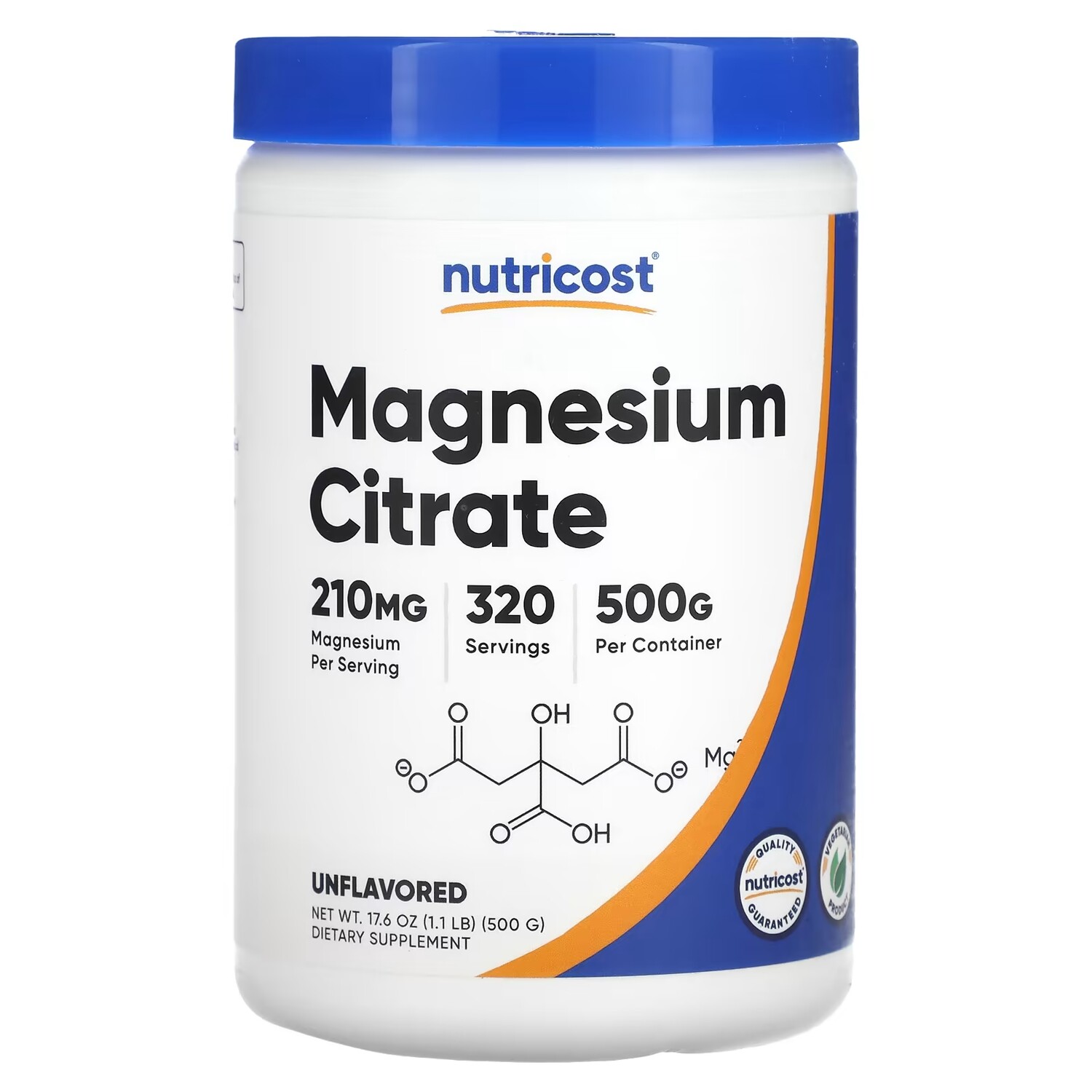 

Магний цитрат Nutricost, 500 г