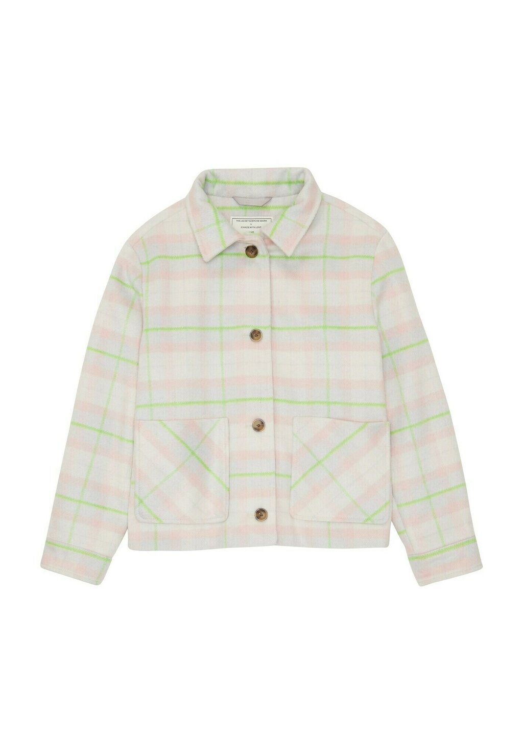

Куртка межсезонная Mit Karomuster TOM TAILOR, цвет light grey rose check