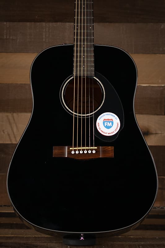 Акустическая гитара Fender CD-60S Dreadnought, Walnut Fingerboard, Black
