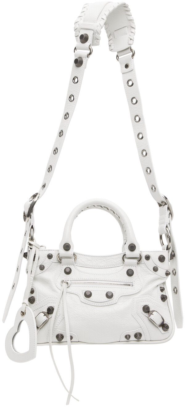 

Маленькая белая сумка Neo Cagole Balenciaga