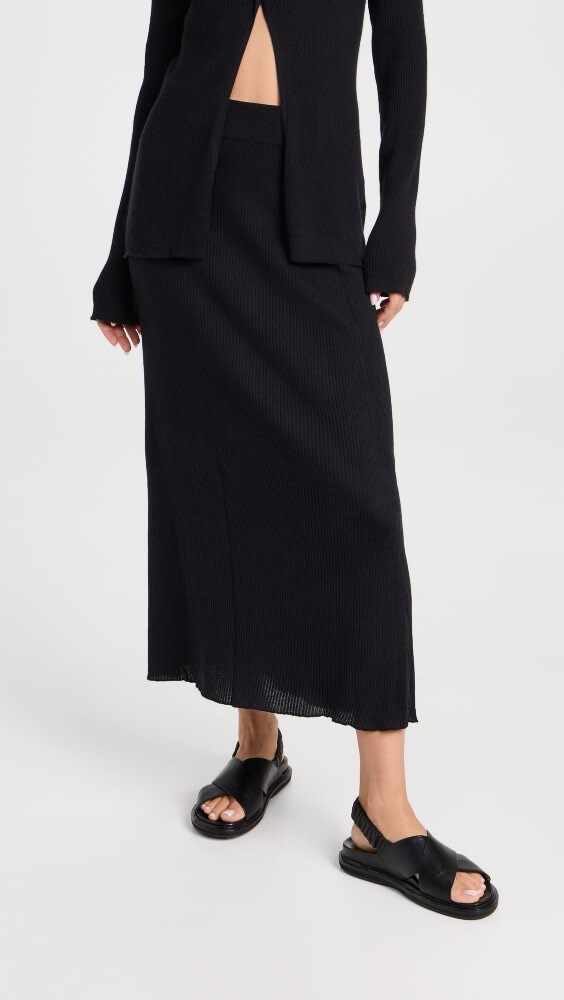 

Юбка Le Kasha Panasie Cashmere, черный